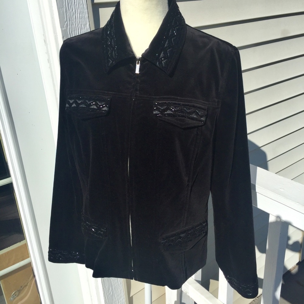 Stunning New York Jones Velveteen Jacket